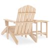 vidaXL Garden Chair Natural Wood Solid fir wood Standard Detachable
