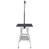 vidaXL Dog Grooming Table Black and silver