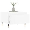 vidaXL Coffee Table White Engineered wood 19.7 x 18.1 x 13.8 in