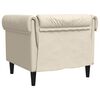vidaXL Chesterfield Sofa Chair Linen