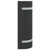 vidaXL Outdoor Wall Light Black Die-cast Aluminum, PC (Polycarbonate)