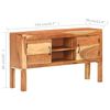 vidaXL Sideboard Natural Acacia Solid Acacia Wood Medium