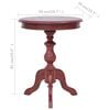 vidaXL Side Table Brown Solid Mahogany Wood Medium Durable Side Table