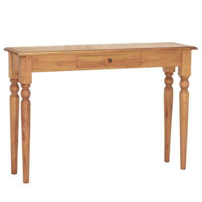 vidaXL Console Table 43.3"x11.8"x29.5" Solid Mahogany Wood