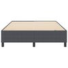 vidaXL Platform Bed Frame Dark Grey 62.99 x 78.74 in Fabric