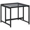 vidaXL Garden Dining Set Black