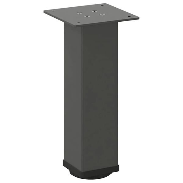 vidaXL Coffee Table Leg Anthracite Powder-Coated Steel Small Levelers