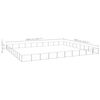 vidaXL Dog Kennel Silver Steel Large Durable Dog Kennel Rectangular