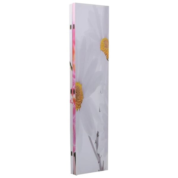 vidaXL Folding Room Divider 63"x66.9" Flower