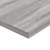 vidaXL Wall Shelf Set of 4 Grey sonoma Engineered wood 15.7 in