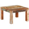 vidaXL Coffee Table Multicolor Solid reclaimed wood Small Durable