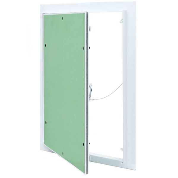 vidaXL Access Panel White 35 x 45 cm Aluminium and Plasterboard