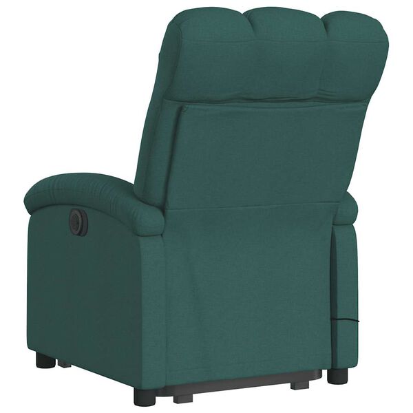 vidaXL Stand Up Massage Recliner Chair Dark Green