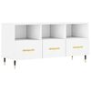 vidaXL TV Cabinet White Engineered Wood 40.2 in x 14.2 in x 19.7 in