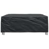 vidaXL Furniture Cover Plain Black 82.68 x 78.74 x 27.56 in 210D