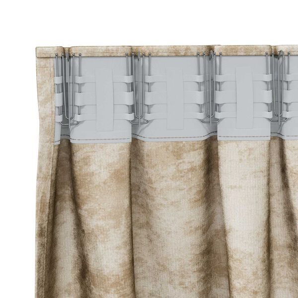 vidaXL Velvet Curtains 2 pcs Cream 68.90 x 55.12 in Velvet