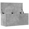 vidaXL Storage Box Concrete Grey Engineered Wood Large Storage Box