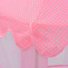 vidaXL Play Tent Pink Polyester, mesh, PVC Large Collapsible Play Tent