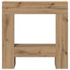 vidaXL Fireplace Surround Artisan Oak 31.9x7.1x32.3" Engineered Wood