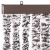 vidaXL Fly Curtain Brown and Beige 39.4x90.6" Chenille