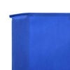 vidaXL Wind Screen Azure Blue Non-woven fabric 236.2 x 47.2 in Foldable