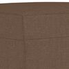vidaXL Sofa Chair with Footstool Brown 23.6" Fabric