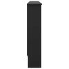 vidaXL Radiator Cover Black 67.7"x7.5"x32.1" MDF