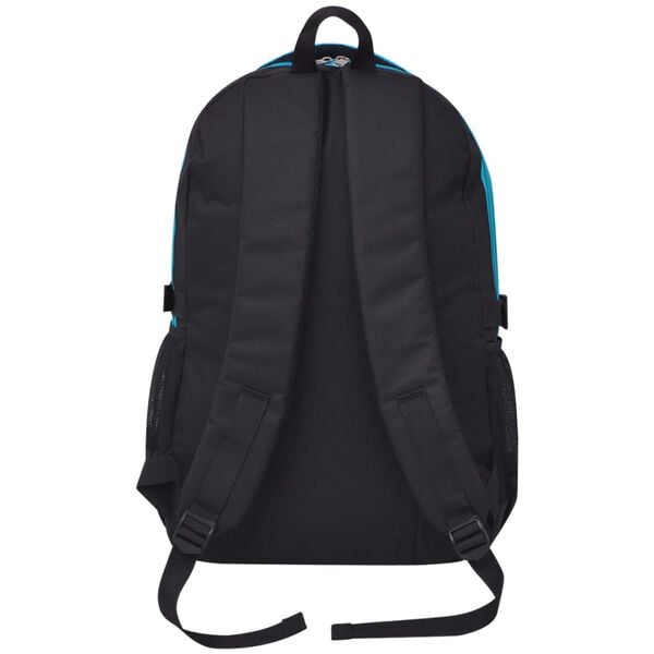 vidaXL School Backpack 10.6 gal Black and Blue