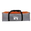 vidaXL Family Tent Igloo 6-Person Grey and Orange Waterproof