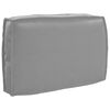 vidaXL Pallet Cushion Set 3 pcs Gray 120 x 50 x 12 cm Oxford Fabric