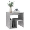 vidaXL Bed Cabinet Set of 2 Concrete Gray Engineered wood