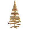 vidaXL Christmas Trees with Stand Brown 47.2" Solid pine wood