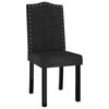 vidaXL Dining Chairs 4 pcs Black Velvet