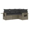 vidaXL Garden Sofa Set Grey