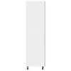 vidaXL Refrigerator Cabinet Concrete Grey Engineered Wood Tall