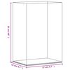 vidaXL Display Box Transparent 6.7x4.7x9.8" Acrylic