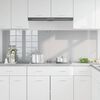 vidaXL Kitchen Backsplash 2 pcs Light Grey 35.43 x 23.62 in