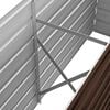 vidaXL Raised Bed Brown Galvanized Steel Large Rectangular Modern