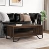 vidaXL Coffee Table Brown Oak Engineered Wood Medium Coffee Table