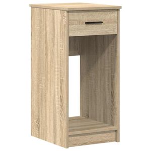 vidaXL Computer Tower Stand Sonoma Oak Engineered wood Compact