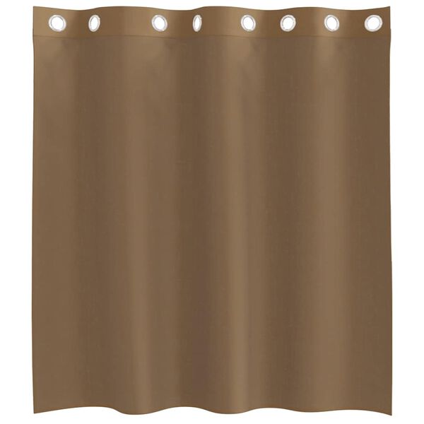 vidaXL Voile Curtains with Grommets 2 pcs Light Brown