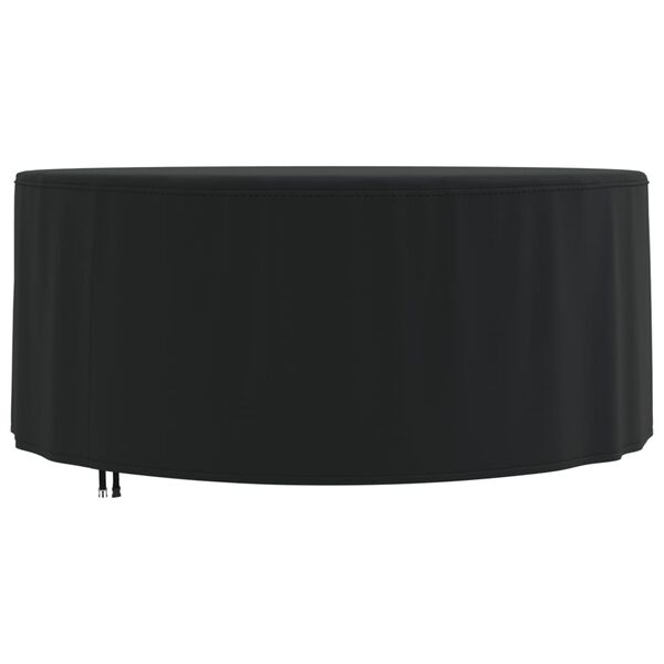 vidaXL Garden Furniture Cover Black 420D Oxford Fabric with PU Coating