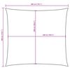 vidaXL Sunshade Sail Oxford Fabric Square 9.8x9.8' Blue
