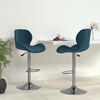 vidaXL Bar Stool Set of 2 Blue