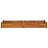 vidaXL Raised Bed Brown Acacia Wood Large Durable Garden Raised Bed