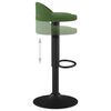 vidaXL Bar Stool Set of 2 Dark green