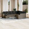 vidaXL Garden Sofa Set Grey