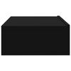 vidaXL TV Cabinet Black Engineered wood 23.6x13.8x6.1 in TV Cabinets