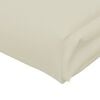vidaXL Napkin Set of 100 Cream 100% Polyester 19.7 x 19.7 in