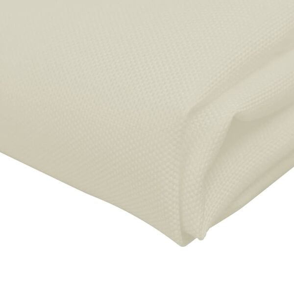 vidaXL Napkin Set of 100 Cream 100% Polyester 19.7 x 19.7 in